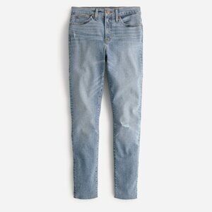 Jcrew Tall 10" toothpick jean in Mykonos wash